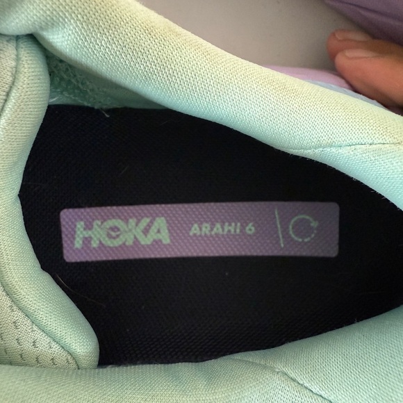 Size 11 - Hoka One One Arahi 6 Sunlit Ocean Lilac Mist - Picture 6 of 8